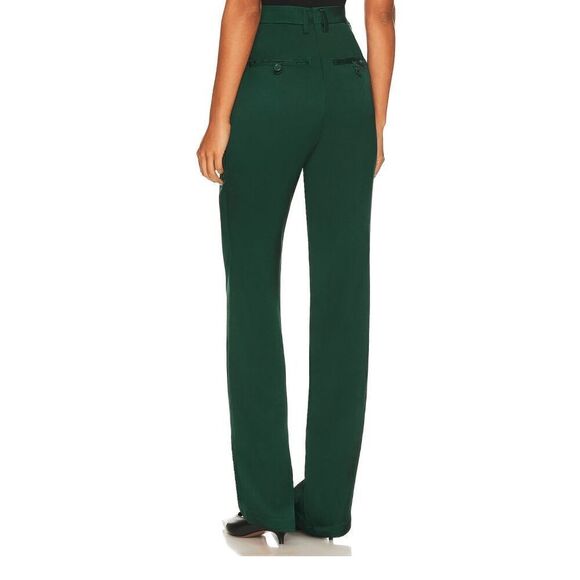 Anine Bing Classic Pants Emerald Green - Picture 7 of 13